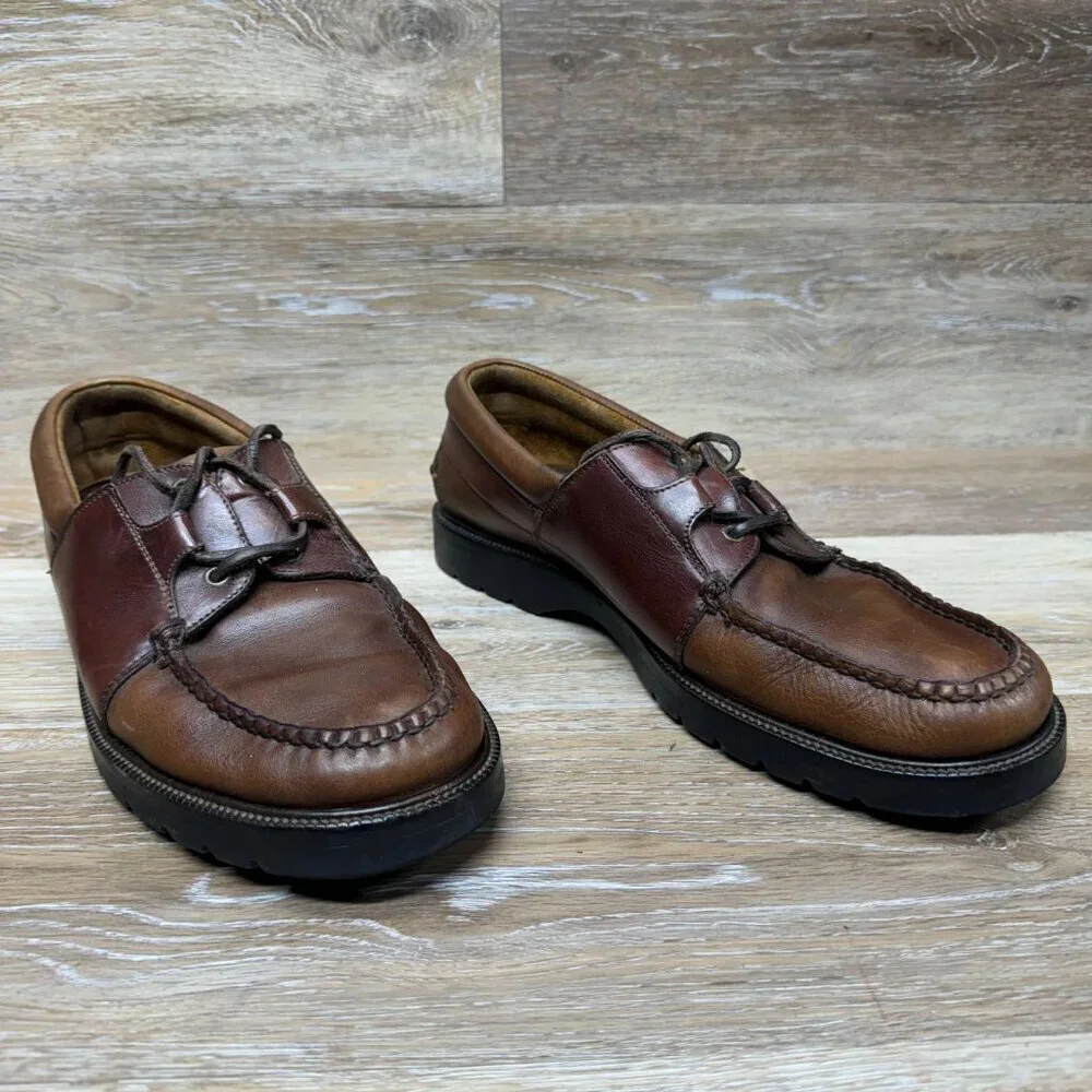 Cole Haan Country Brown Leather Deck Shoes See Pictures for Sizing
